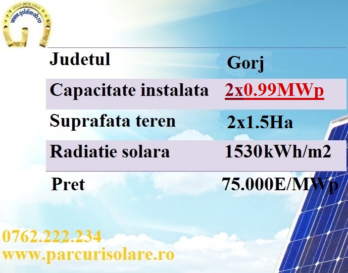 centrala solara 0.99 mw